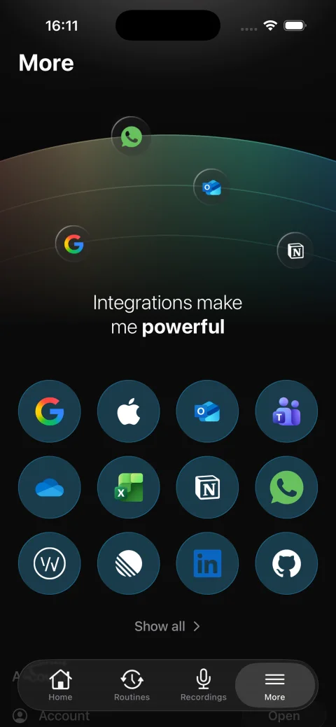 Nora — integrations